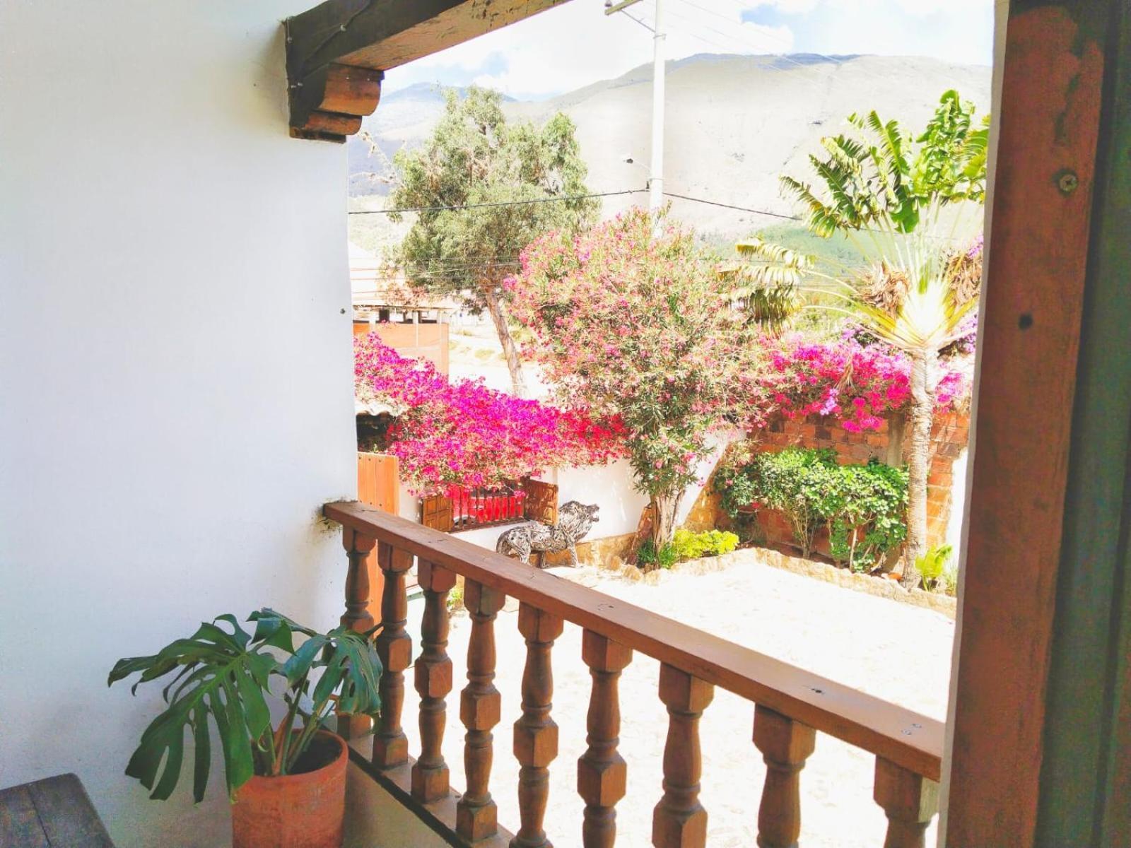 Hostal Balcon De Anita Rancho Tranquera Villa de Leyva Bagian luar foto